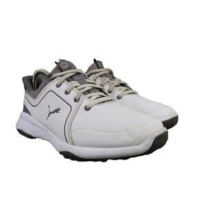 Puma Shoes Big Kids 5 Golf Trainer Juniors Grip Fusion 2.0 Sport Comfort White
